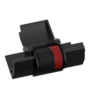 BIGGER Compatible Calculator Ink Ribbon Replacement for IR-40T CP13 MP-12D Used with Casio HR-100TM HR-150TM HR-170RC, Sharp EL-1750V EL-1801V, Individually Sealed, Black/Red, 10 Pack