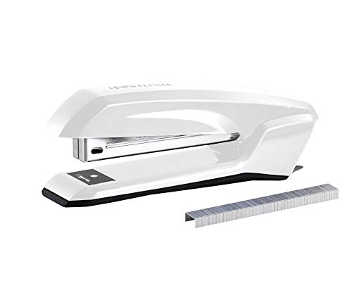 Bostitch Office Ascend 3 in 1 Stapler, Integrated Remover, 420 Staples Included, 20 Sheet Capacity, Lightweight, Full Size, White (B210-WHT)