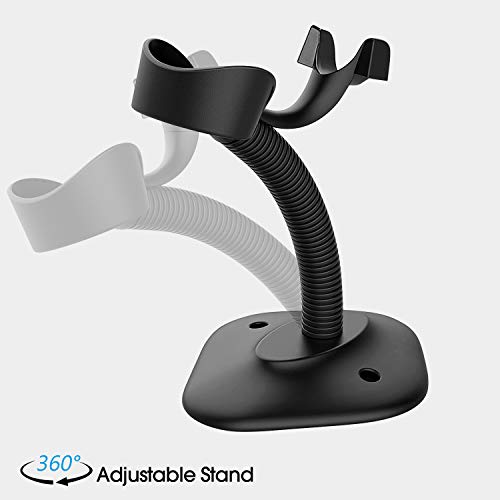 Esup Barcode Scanner with Stand USB Barcode Scanner Wired Handheld Laser Barcode Reader with Adjustable Stand