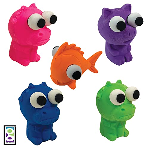 Raymond Geddes Animal Pencil Top Erasers for Kids (Pack of 50)