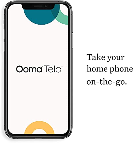 Ooma Telo Air 2 VoIP Free Home Phone Service with Wireless and Bluetooth connectivity. Affordable Internet-Based landline Replacement. Unlimited Nationwide Calling. Low International Rates. (Renewed)