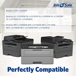 INK E-SALE 2 Packs Remanufactured TN760 Toner Cartridge Replacement for Brother TN760 TN730 TN770 for HL-L2325DW HL-L2350DW HL-L2370DW DCP-L2550DW MFC-L2690DW MFC-L2710DW MFC-L2717DW MFC-L2750DW