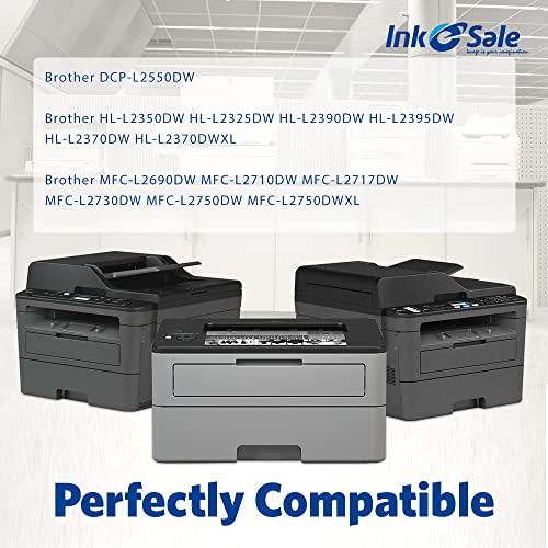 INK E-SALE 2 Packs Remanufactured TN760 Toner Cartridge Replacement for Brother TN760 TN730 TN770 for HL-L2325DW HL-L2350DW HL-L2370DW DCP-L2550DW MFC-L2690DW MFC-L2710DW MFC-L2717DW MFC-L2750DW