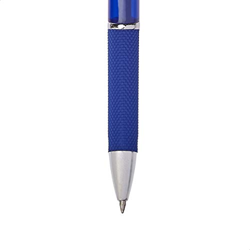 Amazon Basics Retractable Gel Pens - Medium Point, 12 Count, Blue