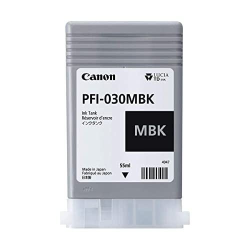 Matte Black Ink 55ml (PFI-030MBK) for Canon imagePROGRAF TA-20 and TA-30