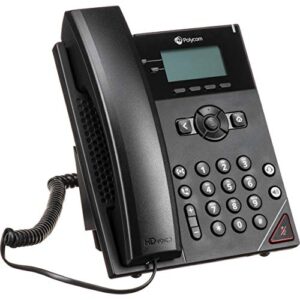polycom vvx 150 2-line business ip phone with power supply (py-2200-48810-001)