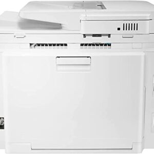 HP Color Laser Jet Pro M283cdw Wireless All-in-One Laser Printer, Print Scan Copy Fax, auto 2-Sided Printing, Remote Mobile Print, 22ppm, 600x600DPI, 260-Sheet, White, Durlyfish