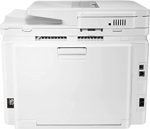 HP Color Laser Jet Pro M283cdw Wireless All-in-One Laser Printer, Print Scan Copy Fax, auto 2-Sided Printing, Remote Mobile Print, 22ppm, 600x600DPI, 260-Sheet, White, Durlyfish