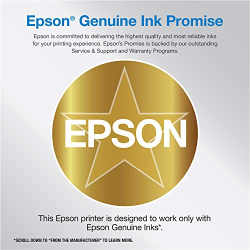 Epson WorkForce Pro WF-4640 Wireless Color All-in-One Inkjet Printer with Scanner and Copier, Amazon Dash Replenishment Ready