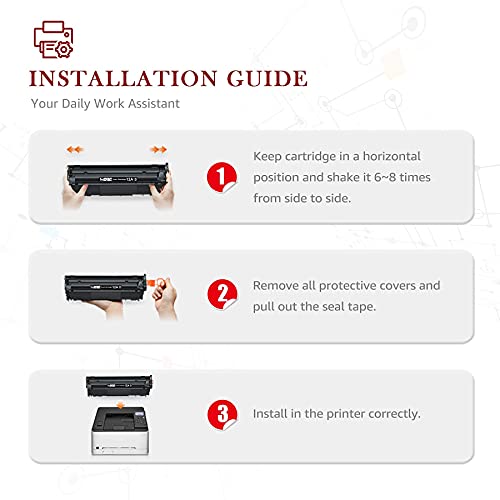 Toner Kingdom Compatible Toner Cartridges Replacement for HP 12A Q2612A Use with Laserjet 1020 1022 3050 1018 1012 3015 3055 1022n M1319F 3030 3052 1010 Printer (Black, 2-Pack)