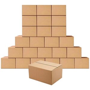 edenseelake cardboard boxes 8 x 6 x 4 inches small shipping boxes, 25 pack