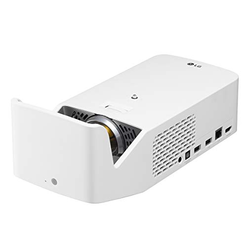 LG HF65LA 100” Full HD (1920 x 1080) Home Theater CineBeam Ultra Short Throw Projector, 1000 ANSI Lumen, Bluetooth Sound Out, Wireless Connection - White