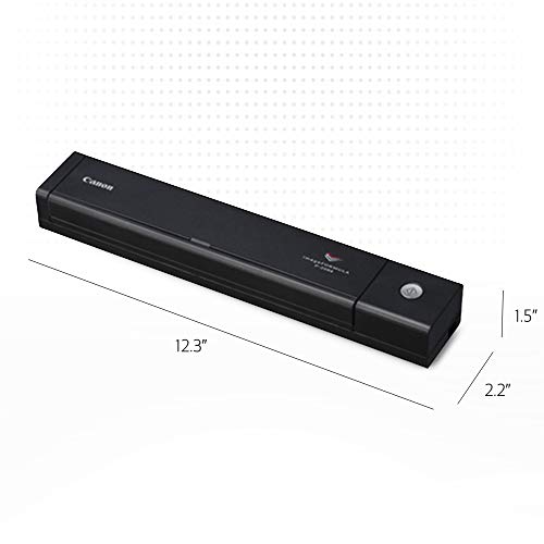 Canon imageFORMULA P-208II Personal Document Scanner, 1.5" x 12.3" x 2.2"