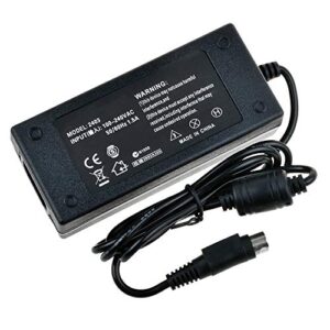 j-zmqer ac/dc adapter compatible with samsung bixolon slp-dx220 slpdx220 direct thermal 2 barcode label printer slp-dx220e slp-dx220eg slp-dx220beg slp-dx220deg power supply charger