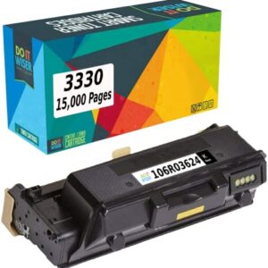 Do it Wiser Compatible Toner Cartridge Replacement for Xerox 106R03624 WorkCentre 3335 3345 Phaser 3330 Toner - 106R03623 (Extra High Yield - 15,000 Pages)