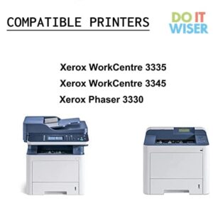 Do it Wiser Compatible Toner Cartridge Replacement for Xerox 106R03624 WorkCentre 3335 3345 Phaser 3330 Toner - 106R03623 (Extra High Yield - 15,000 Pages)