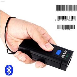 Symcode Bluetooth Wireless Barcode Scanner,Compatible with Bluetooth Function & 2.4GHz Wireless, Portable Barcode Reader Work with Windows, Mac,Android, iOS Phones, Tablets or Computers