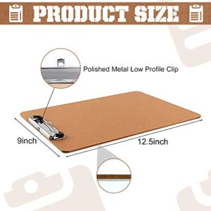 Clipboards, PANDRI 26 Pack Hardboard Office Clipboards, Low Profile Clip, Standard A4 Letter Size, Classroom Supplies, ECO Friendly