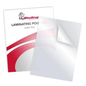 MyBinding Clear High Touch AM Thermal Laminating Pouches - 4 mil Thick, 9 inch x 11.5 inch, Letter Size, 100 Pack (02AB911504BX)