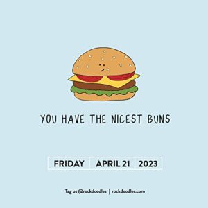 Rockdoodles 2023 Punny Daily Desk Calendar | Day to Day 2023 Calendar for Home or Office, Daily Calendar 2023 Page a Day, Dad Joke Calendar with Tear Off Pages and Daily Puns, The Perfect Funny Mothers Day, Fathers Day, or Christmas Gift (2023 Calendar)