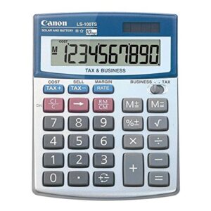 canon office products ls-100ts business calculator, multicolor, 4 1/8 x 5 1/4
