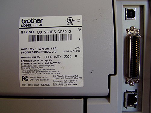 Brother HL-2070N Network Monochrome Laser Printer (Black)