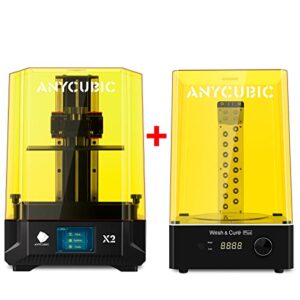 anycubuc resin 3d printer photon mono x2 and wash and cure plus，resin printer bundle