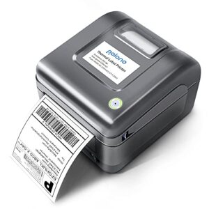 label printer, polono pl420 4×6 thermal printer, high-speed shipping label printer, commercial direct thermal printer for windows & mac system, compatible with amazon, ups, ebay, fedex, shopify, etc