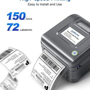 Label Printer, POLONO PL420 4x6 Thermal Printer, High-Speed Shipping Label Printer, Commercial Direct Thermal Printer for Windows & MAC System, Compatible with Amazon, UPS, Ebay, FedEx, Shopify, etc