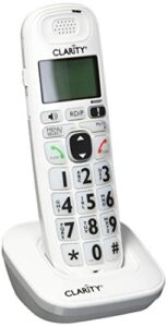 clarity d704hs moderate hearing loss cordless extension handset (base not included)