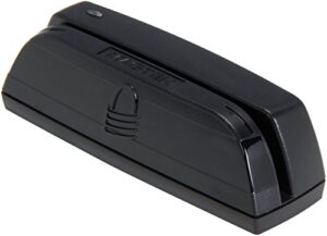magtek 21073062 dynamag magnesafe triple track magnetic stripe swipe reader with 6′ usb interface cable, 5v, black