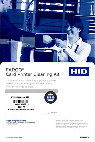 Fargo Cleaning Kit 86177 for DTC 1000, 1250e, 1500, 4250e, 4500e, C30, C50 Printers