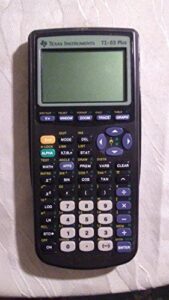 texas instruments ti-83 plus programmable graphing calculator (packaging and colors may vary)