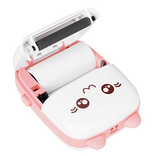 Mini Photo Printer, Wireless Photo Printer, Support Search/Text Recognition/Retrieval Improve Learning Efficiency(Pink)