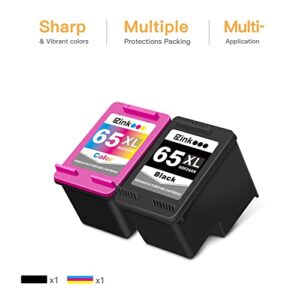 E-Z Ink (TM) Remanufactured 65XL High-Yield Ink Cartridge Replacement for HP 65 XL to use with Envy 5055 5052 5058 DeskJet 2622 2624 2652 2655 3752 3755 Printer (Black and Tri-Color, 2 Pack )