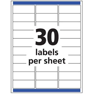 Avery Clear Easy Peel Address Labels for Laser Printers 1" x 2-5/8", Pack of 300 (15660)