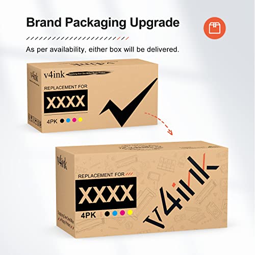 v4ink 2PK Compatible TN-660 Toner Cartridge Replacement for Brother TN660 TN630 Toner for Brother HL-L2300D HL-L2320D HL-L2340DW HL L2360DW L2380DW MFC-L2700DW MFC-L2740DW DCP L2520DW L2540DW Printer