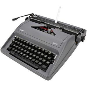 royal 79103y epoch manual typewriter (gray)