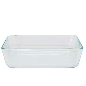 Pyrex 11 Cup Storage Plus Rectangular Dish With Plastic Cover Sold in packs of 2