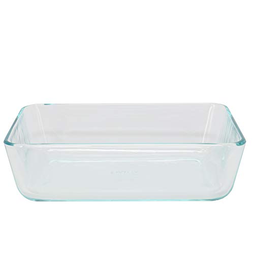 Pyrex 11 Cup Storage Plus Rectangular Dish With Plastic Cover Sold in packs of 2