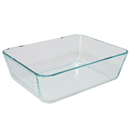 Pyrex 11 Cup Storage Plus Rectangular Dish With Plastic Cover Sold in packs of 2