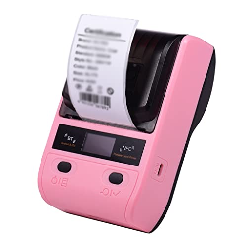 N/A Portable 58mm Thermal Printer impresora Shipping Printer for Shipping Package Price Labels USB NFC BT Connection (Color : Black-JoJo's Bizarre Adventure1)