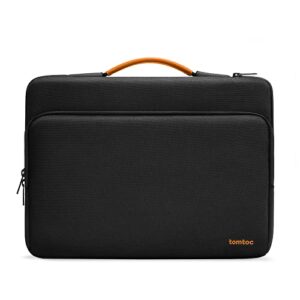 tomtoc 360 protective laptop carrying case for 13-inch macbook air m2/a2681 m1/a2337 2022-2018, macbook pro m2/a2686 m1/a2337 2022-2016, 13-inch surface pro 9/8/x, water-resistant laptop bag