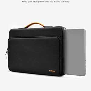 tomtoc 360 Protective Laptop Carrying Case for 13-inch MacBook Air M2/A2681 M1/A2337 2022-2018, MacBook Pro M2/A2686 M1/A2337 2022-2016, 13-inch Surface Pro 9/8/X, Water-Resistant Laptop Bag