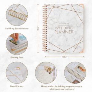 Wedding Planner - Undated Bridal Planning Diary and Organizer, Hard Cover, Pockets & Online Support