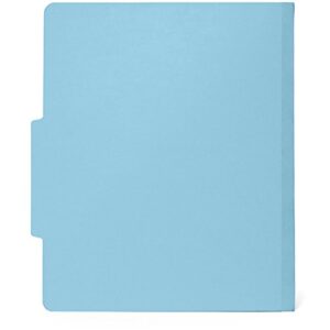 10 Blue Classification Folders - 2 Divider - 2 Inch Tyvek Expansions - Durable 2 Prongs Designed to Organize Standard Medical Files, Law Client and Office Files - Letter Size, Light Blue, 10 Pack