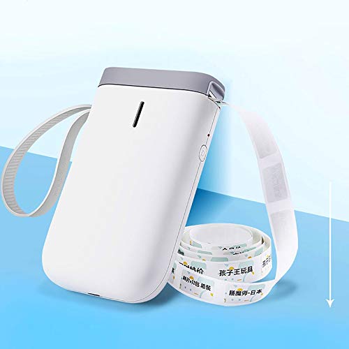 XWWDP Wireless Label Printer Portable Pocket Label Printer Portable BT Thermal Label Printer Fast Printing Home Use Office Printer (Color : E)