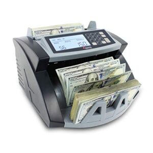 Cassida 5520 UV/MG - USA Money Counter with ValuCount, UV/MG/IR Counterfeit Detection, Add and Batch Modes - Large LCD Display & Fast Counting Speed 1,300 Notes/Minute