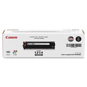 Canon Genuine Toner, Cartridge 131 Black, High Capacity (6273B001), 1 Pack Color imageCLASS MF8280Cw, MF624Cw, MF628Cw, LBP7110Cw Laser Printer, Model Number: 131 Black High Capacity