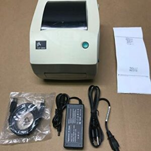 Zebra TLP 2844 Printer 2844-10400-0001 W/New Adapter, USB & Power Cables